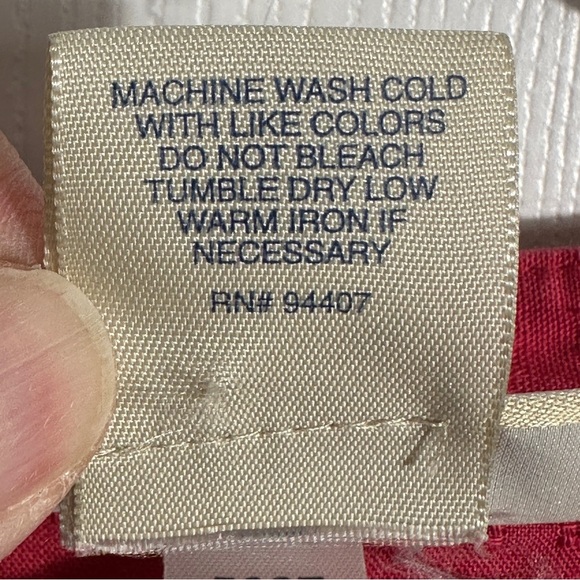 Travelsmith size large button down tunic, 100% cotton, travel, spring, comfy - Picture 2 of 10